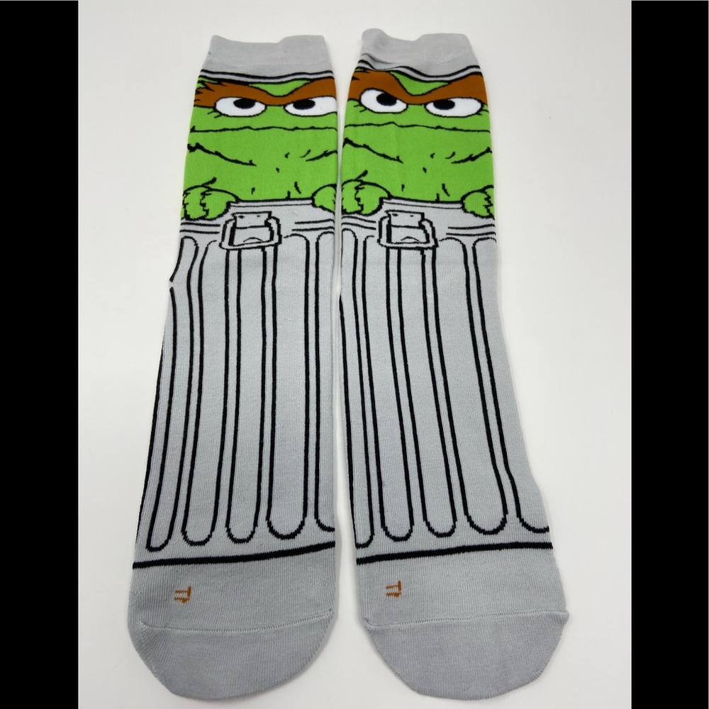 Oscar the Grouch Sesame Street Crew Socks New